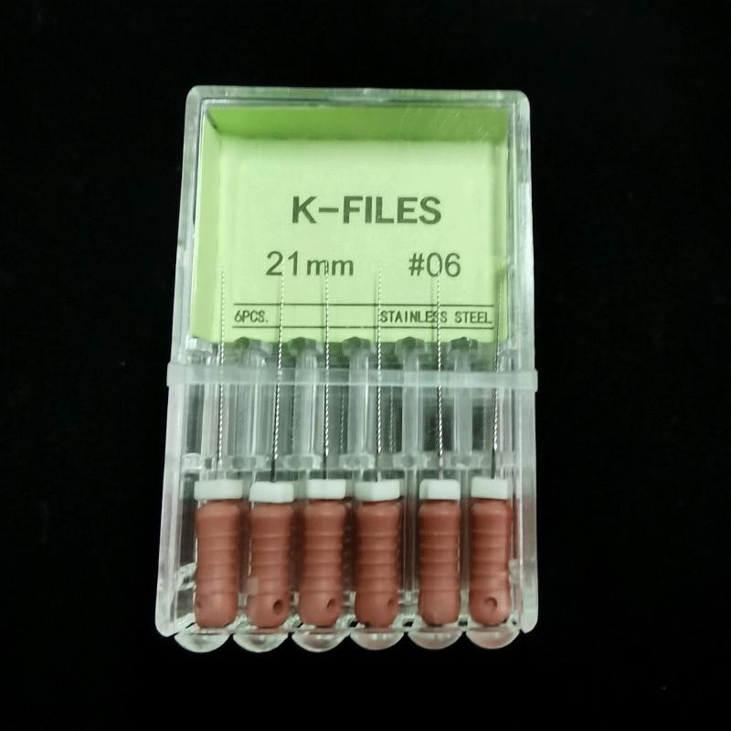 5 Schachtel/los Dental Werkzeuge Wurzelkanal Endo K Datei 21mm Edelstahl Endodontie Instrumente Zahnarzt Zahnmedizin Odontologia