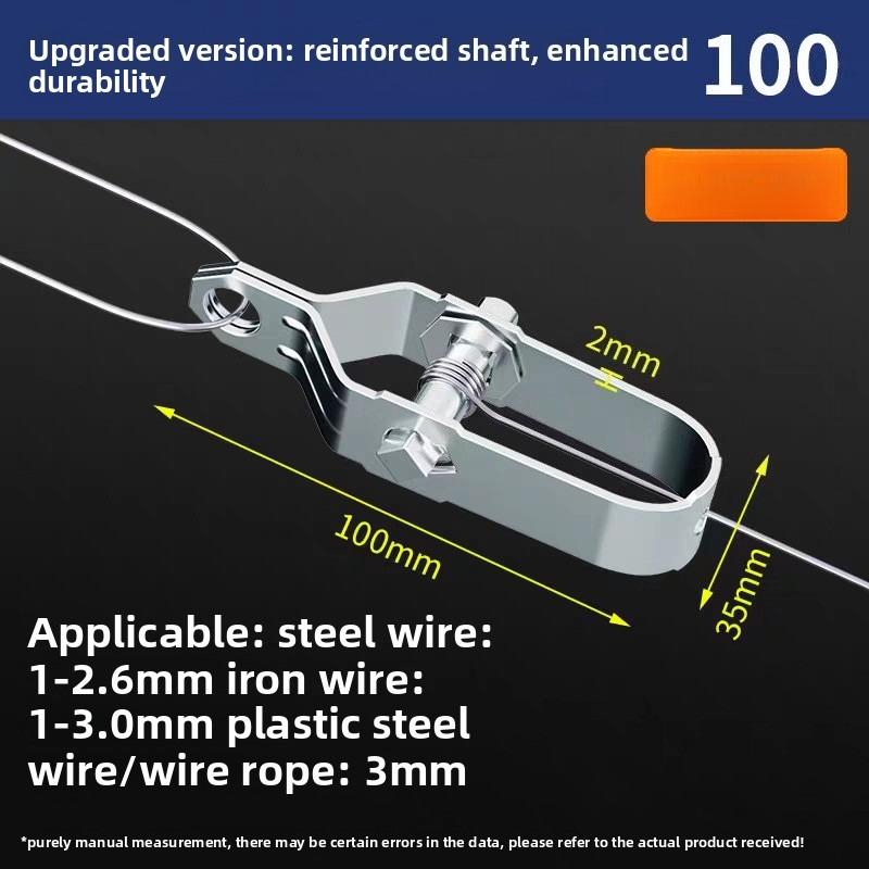New Upgrade 1/9Pcs Electric Fence Wire Tightener Wire Tensioner,Cable Tensioner for Wire Tensioner Electric Fence, Farm Fence