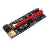 PCIE Riser 4 FP Capacitors 6P Interface Effective Protective Practical Adapter Card for Enhancing Power Supply