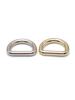 Gold Light D-Ring Buckle for Bags and Backpacks - DIY Leather Hardware Accessories
