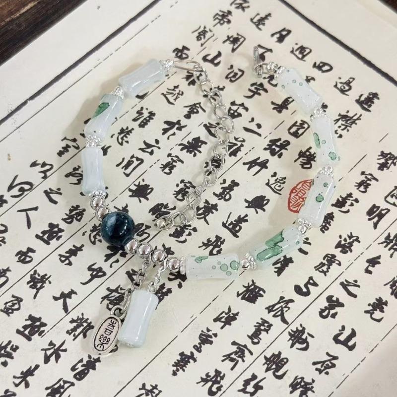 New Chinese-style Derivative Bracelet, Niche Impression High-value Design Student Couple Two Girlfriend Bracelet