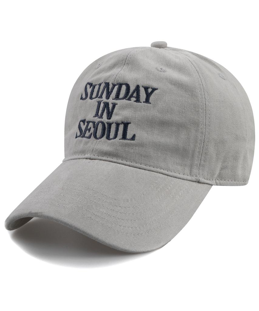 Wig Sunday In Seoul Cotton Peach Ball Cap