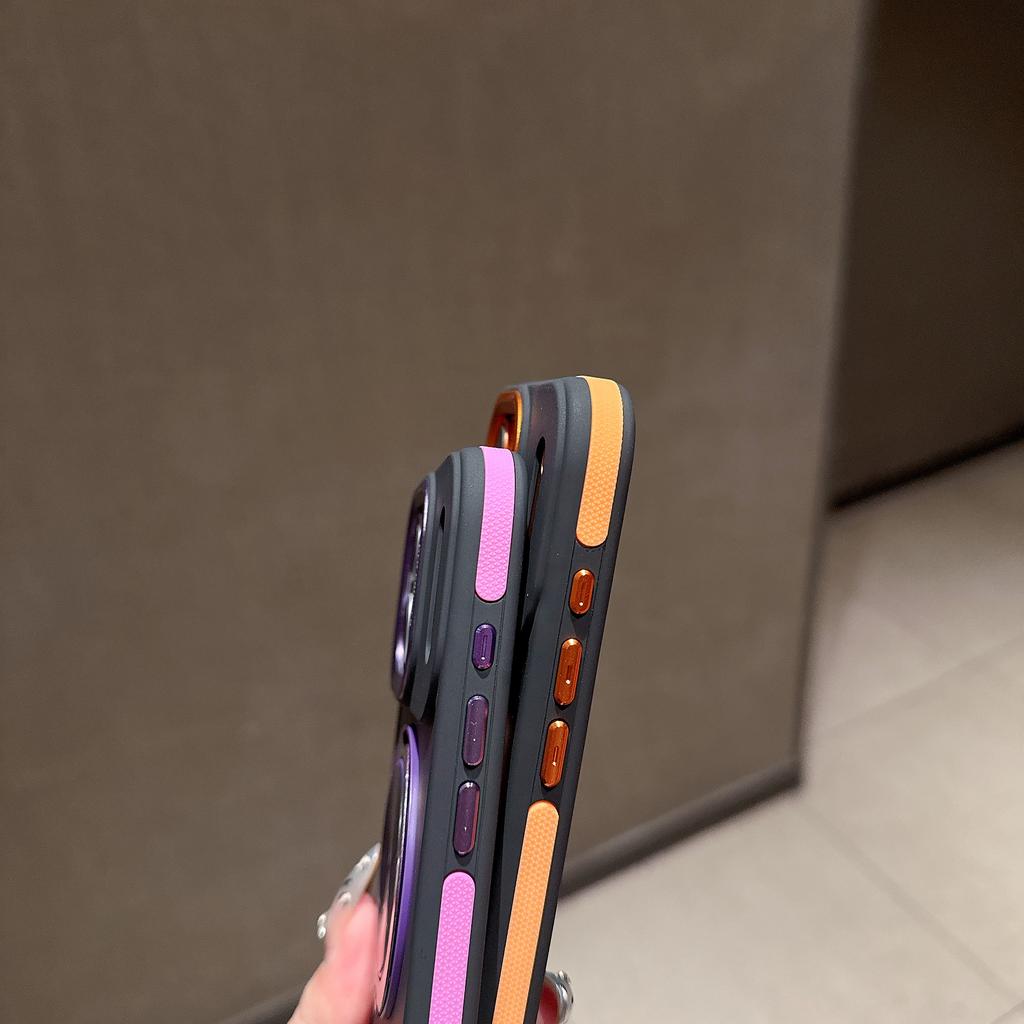 For iPhone 17 Pro Max Case Compatible with MagSafe Rotating Kickstand Skin Touch PC TPU Phone Cover