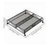 Rolling Shoe Storage Organizer Metal Mesh for Bedroom