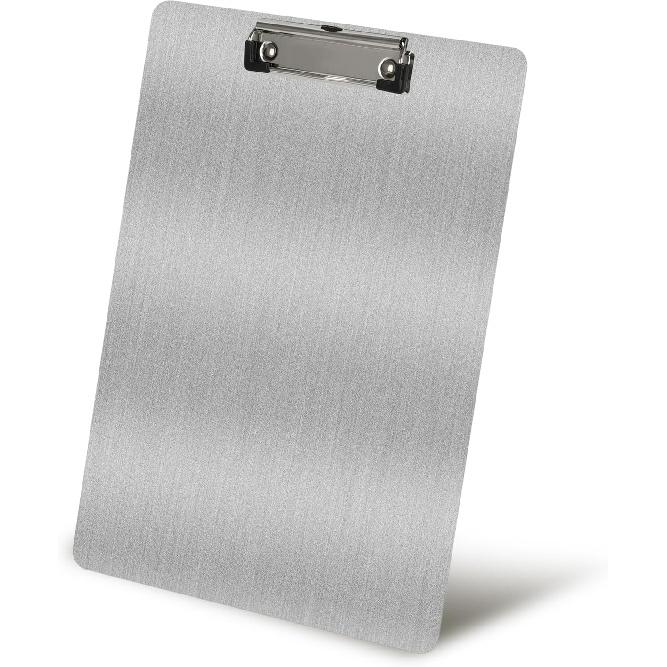 Stainless Steel Clipboard Heavy-Duty Durable Clipboard (Silver, A4) A4