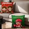 Cartoon M-Monchhichi-I Pillow Case Office Cushions Suitable For Sofa Car Bedroom Decorative Cushion Cover