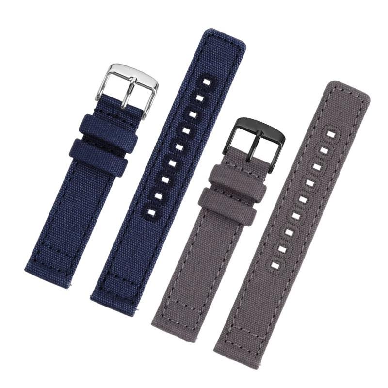 Canvas quick release strap  For Casio G-Shock AE-1200WH/1300/1000/A159 A158W A168 / F91w AE1200 nylon Bracelet Watch Band 18mm