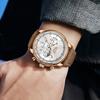 LIGE Top Luxury Mens Watch Fashion Business Watches Men Gifts 30M Waterproof Luminous Chronograph Quartz Wristwatches Reloj
