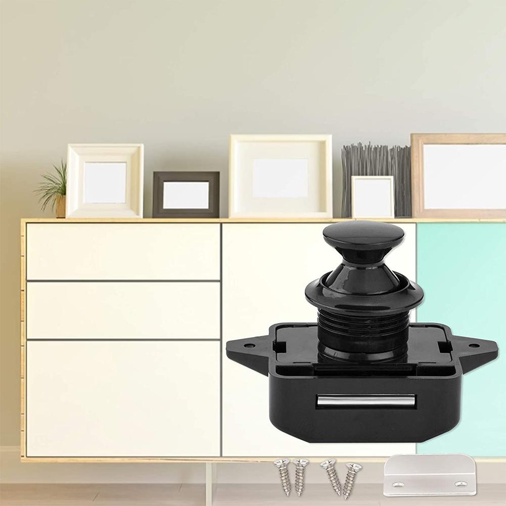 Nowy Zamek Zatrzaskowy Zamykany na Przycisk Części Zamienne do Zatrzasku Akcesoria Zamienne do Przycisku Naciskowego Szafka ze Stopu Cynku Kamper Przyczepa Kampingowa Drzwi