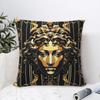 Medusa With Ancient Creative Art Style Seamless Pattern Square Pillow Case Cushion Covers Creative Pillowcase for Bed "x"