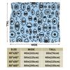 Eye Pattern Plush Blanket Children  Flannel Throw Blanket For Couch Bed Warm ized Quality Bedspread Birthday Present