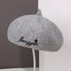 Autumn and Winter Fashion Plush Beret Children Show Their Faces Small Painter Hat Versatile Big Head Circumference Newsboy Hat