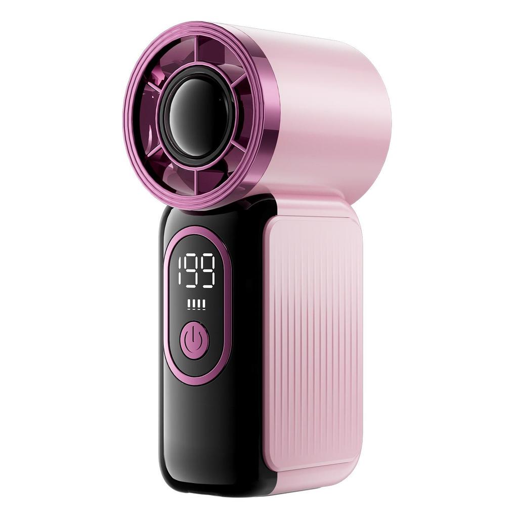 Portable USB Rechargeable High-Speed Mini Fan with Long-Lasting Battery for Outdoor and Desktop Use