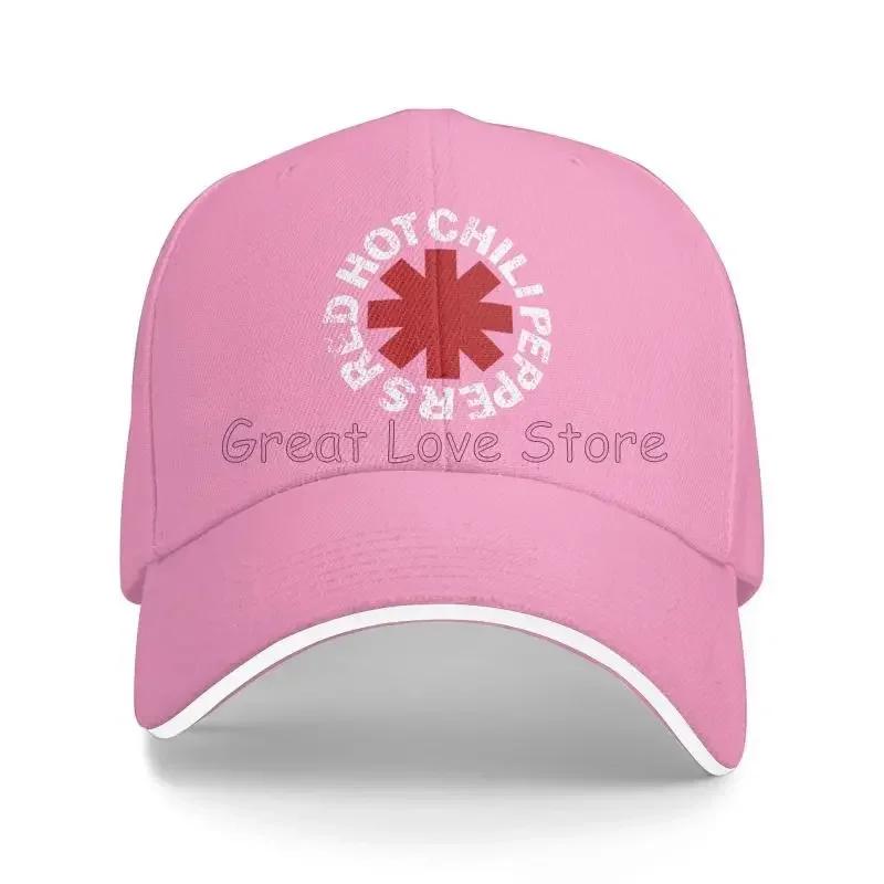 Berretto da Baseball Sandwich Stampa Red Hot Chili Peperoni RHCP Cappello a Secchiello Sportivo Cool Uomo Cappello da Sole Estivo Donna Regolabile Snapback