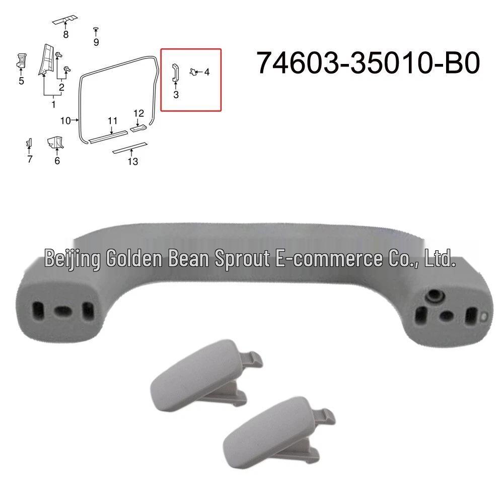 74603-35010-B0 Ручка двери для Toyota FJ Cruiser 2007-2014. Unisex
