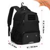 DSLEAF Basketball-Rucksack, Basketball-Rucksack, Studenten-Basketball-Rucksack, Ballaufbewahrung, Fußball-Rucksack für Jungen (Schwarz)