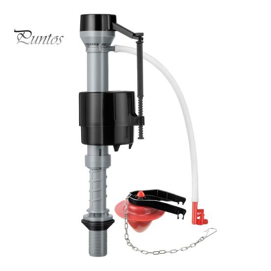 

Клапан наполнения унитаза Легко устанавливается, не протекает, хорошая герметизация, регулируемый объем смыва, запасной комплект заслонки унитаза A