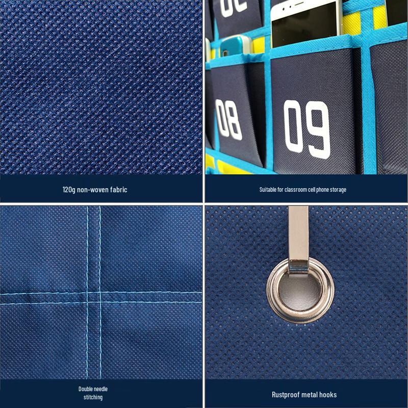Fabric Wall-Mounted Phone Storage Organizer
