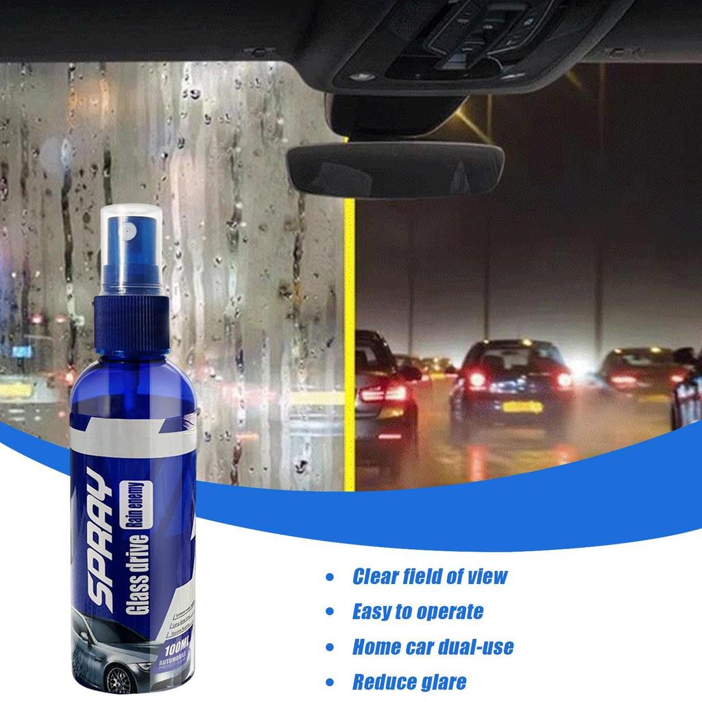 New 100ml Ceramic Glass Coat Protectant Ceramic Coating For Windshield And Glass Protective Hydrophobic Spray For Glass Mirrors