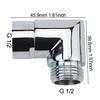 User Friendly 90 Degree Shower Elbow Adapter for Easy Plumbing Adjustments