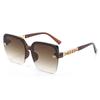 Luxury Rimless Brand Women Sunglasses Stylish Square Frameless Designer Ladies Sun Glasses Classic Trend UV400