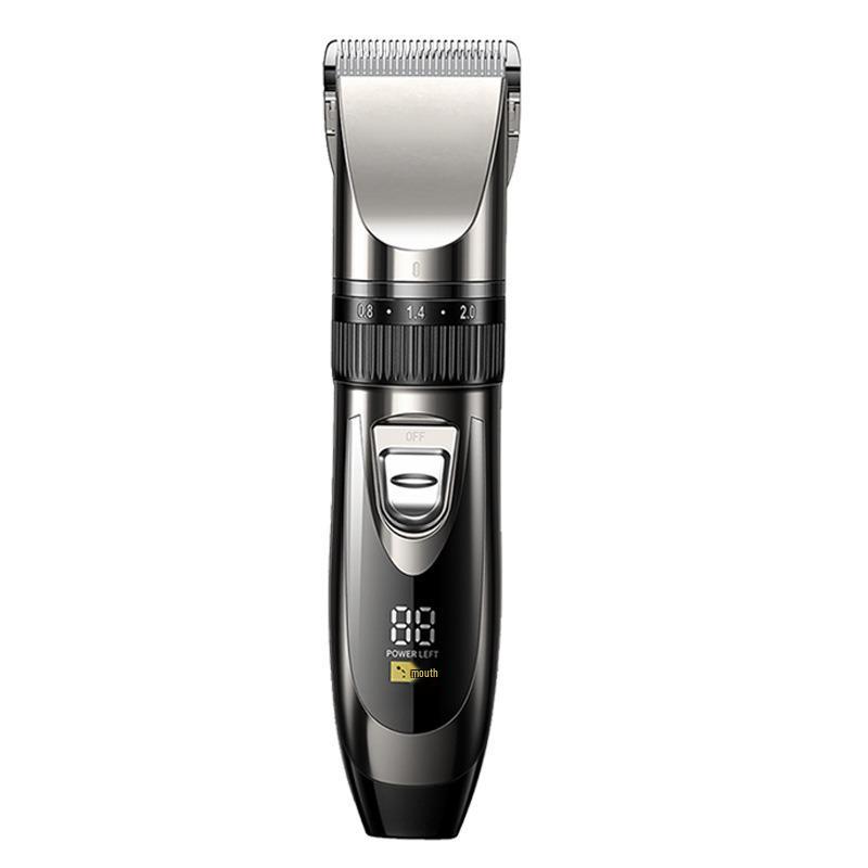 Rechargeable Professional LCD Hair Clipper Set with Digital Display for Salon and Bald Head Shaving