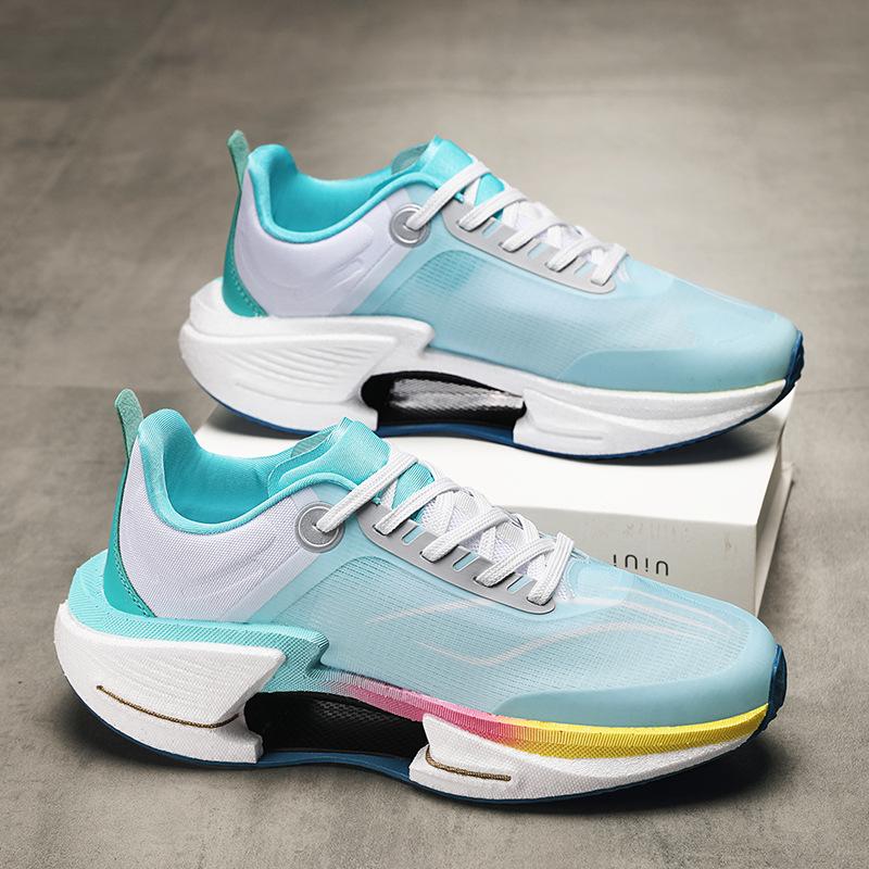 

Мужские кроссовки для бега Big Jueying 3.0, настоящие взрывные кроссовки для соревнований с подошвой-пружиной, флуоресцентно-зеленые, студенческие дышащие трендовые кроссовки 34