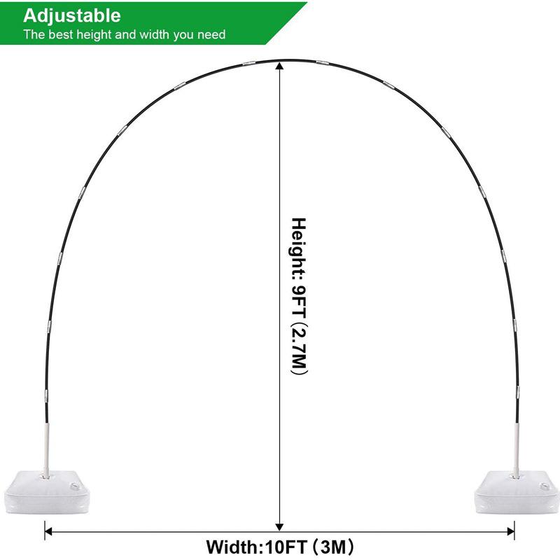 Balloon Arch Stand with Base for Weddings & Christmas Decorations