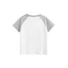 27Kids Summer Children's Clothing Boys' Short-Sleeved T-Shirts Kidsren's Dinosaur Tops Boys' Pure Cotton Raglan Sleeve Clothes