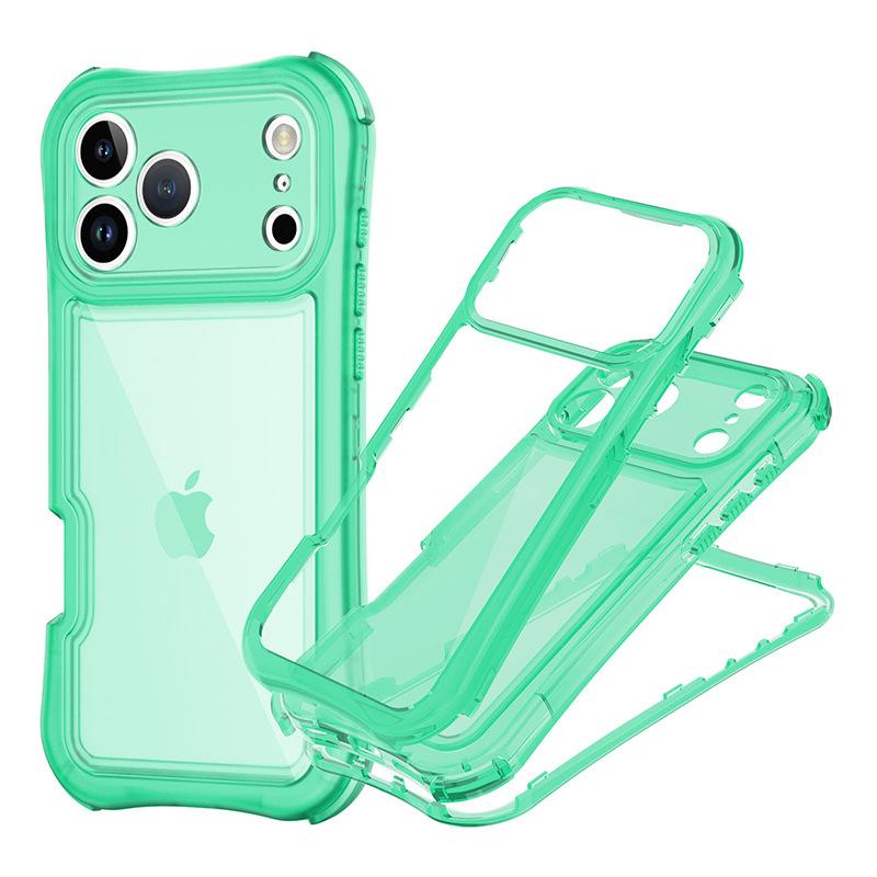 Neu für Apple für IPhone17promax Taillen-Schönheit Luftkissen Drei-in-eins Feines Loch Rundum-Handyhülle Kamera