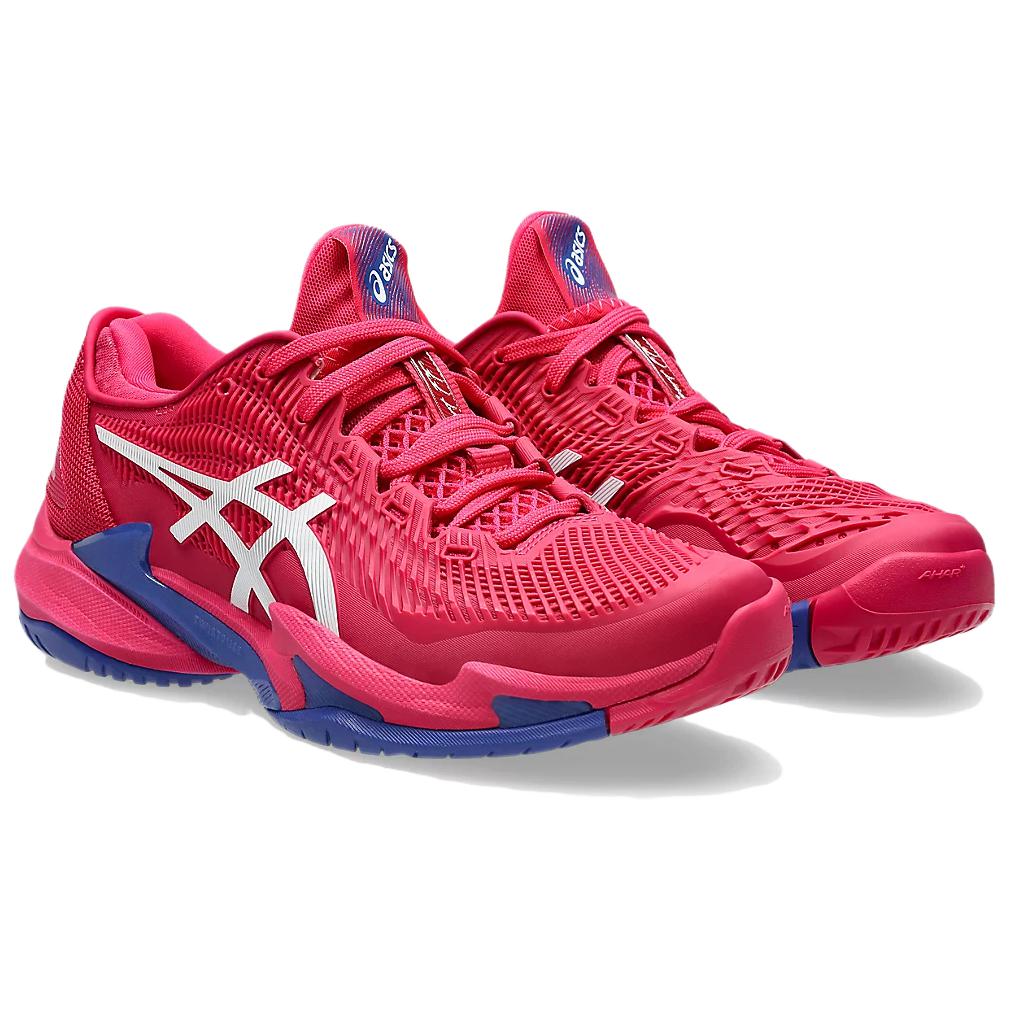 New Asics Court FF 3 Abrasion Resistant Low Top Tennis Shoes Women's Red 1042A220-700