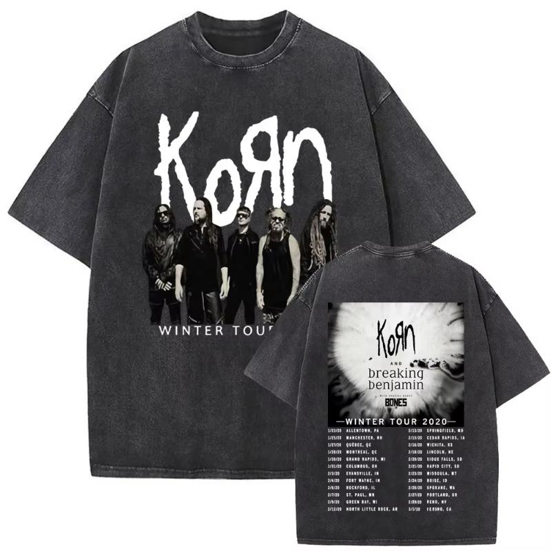 

Washed Vintage Rock Band Korn Ftl Follow The Leader T Shirt Unisex Gothic Casual Oversized Tees Unisex Tshirt Unisexs Vintage Tshirt 2XL