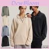 Herren-Kapuzenpullover mit geripptem Saum und einfarbigem Design für lässige Jugendliche