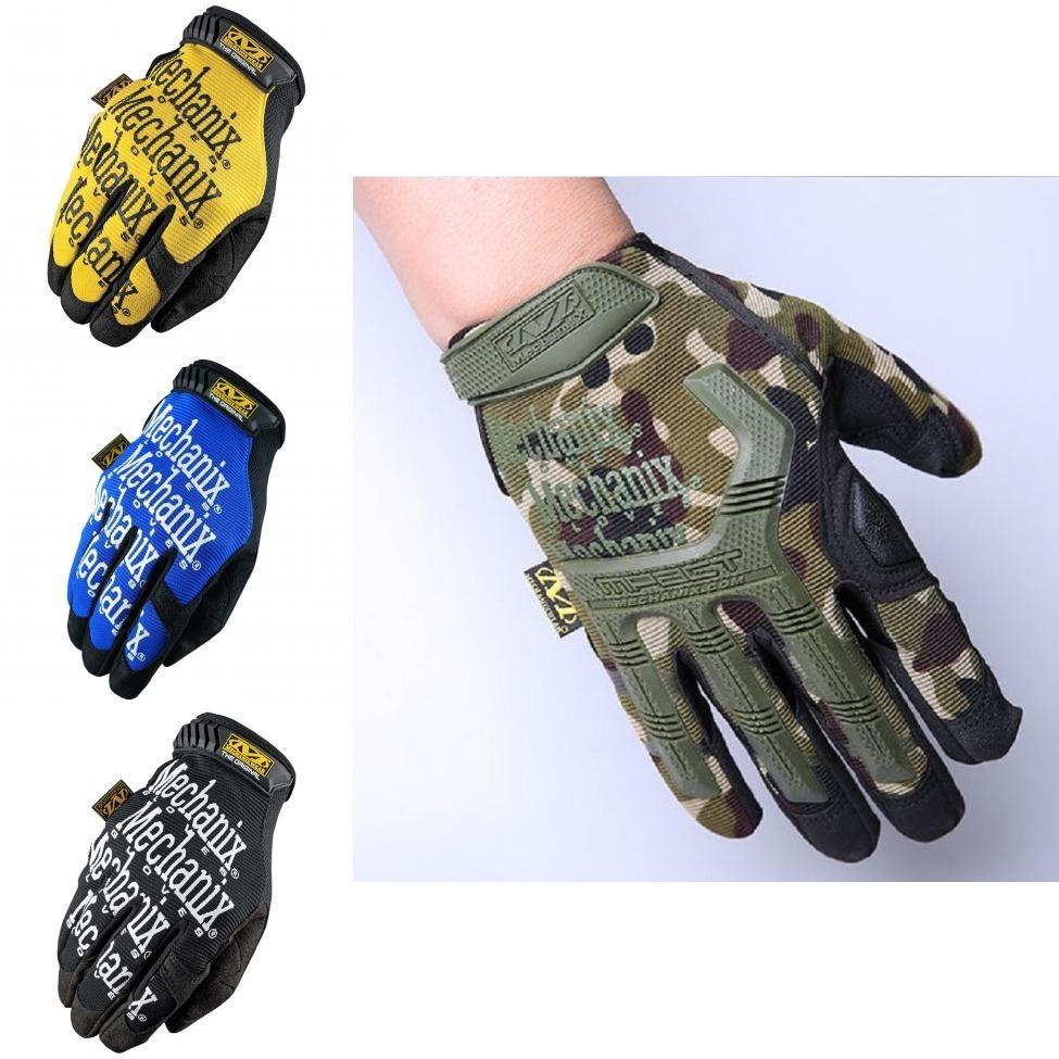 Rękawice Taktyczne Mechanix Wojskowe Rowerowe Wyścigowe Sportowe Gra Paintball Mechanik Wojskowe Wytrzymałe Wygodne Dopasowanie