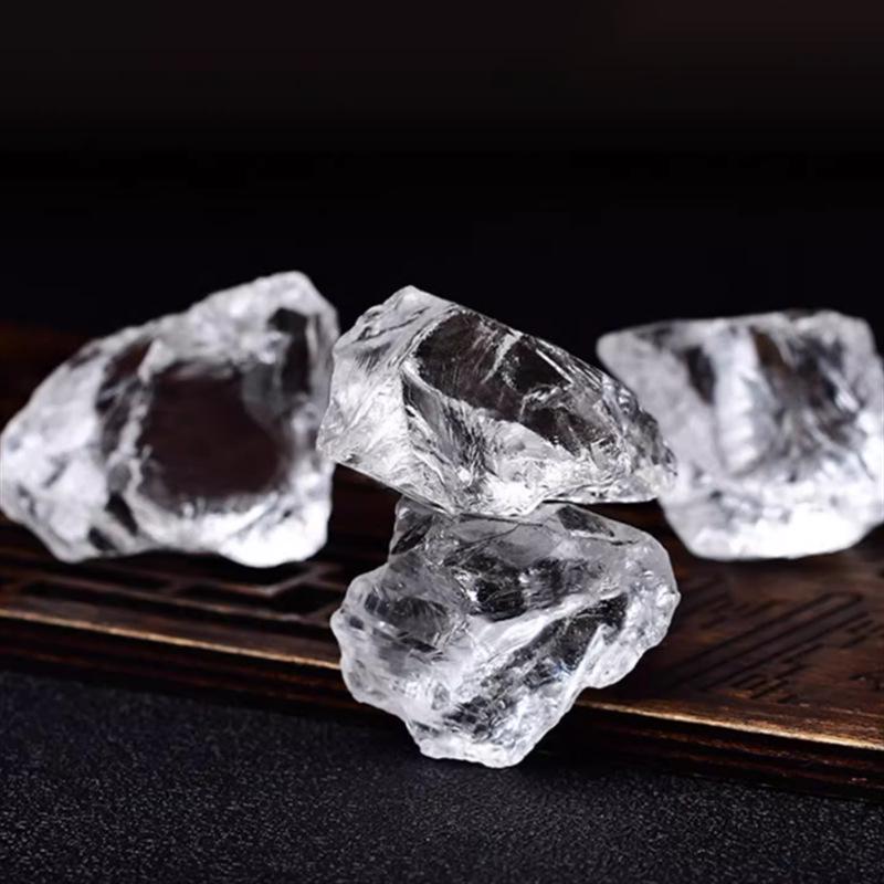 Labradorit & Čirý křemen Surový krystal Ornament – Velký řezbářský materiál & Vyučovací vzorek.