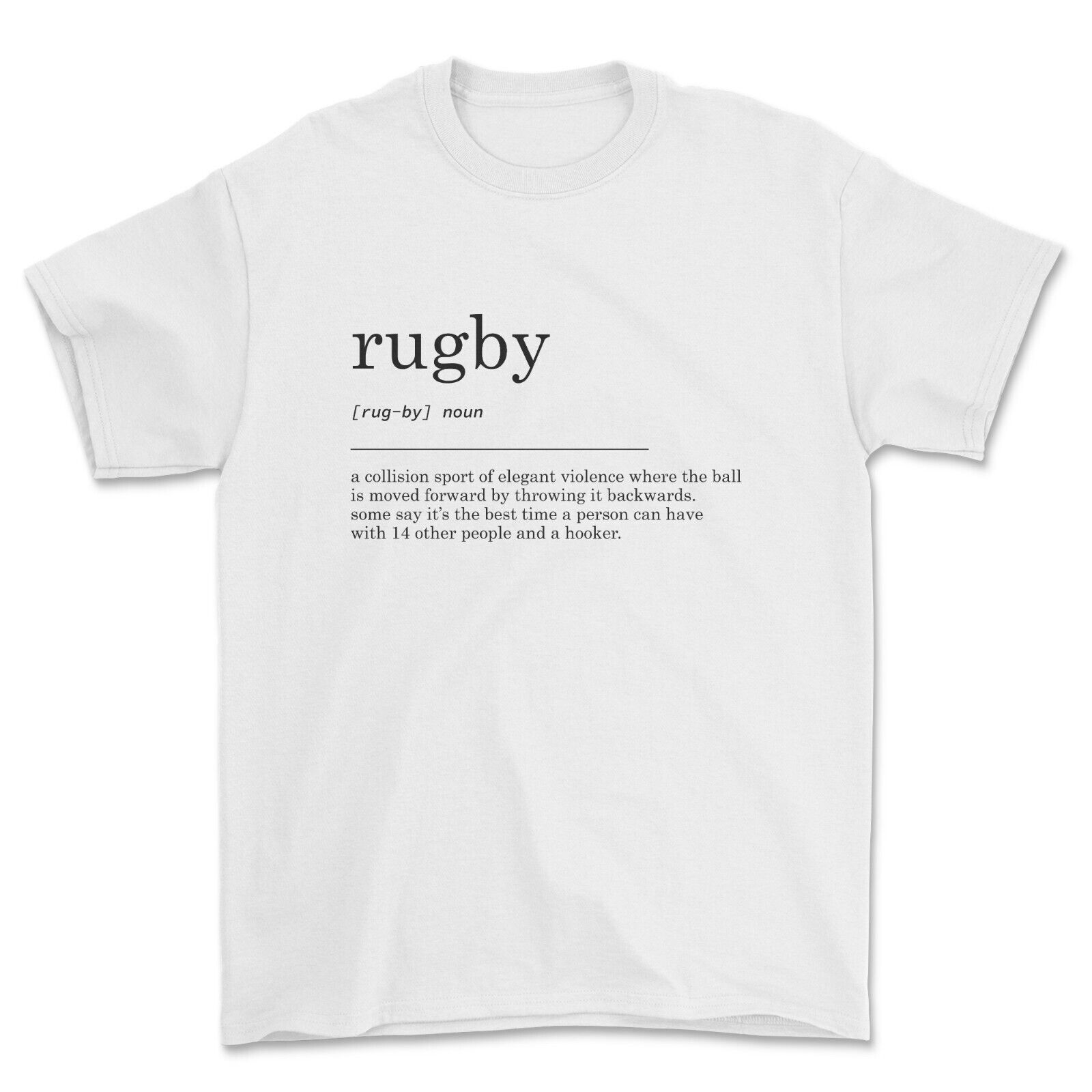 Rugby definition T-Shirt Funny Rugby sports gift Unisex tshirt. S разноцветный