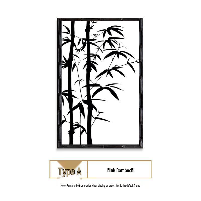 

Retro Ink Bamboo Decorative Painting 19.5 x 29.5 cm