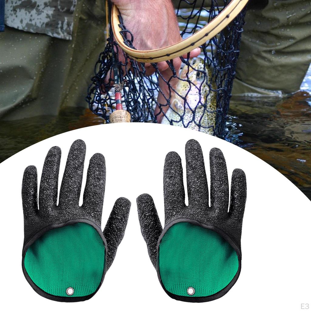 Fishing Glove Multifunctional Nonslip Accessories for Outdoor Women Catching