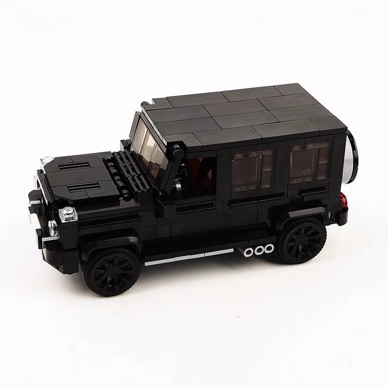 Technical Car MOC Truck For Mercedesed Benzed G63 6x6 SUV and Trailer Speed Off Road Vehicles Sets Building Blocks Kid Toys Gift