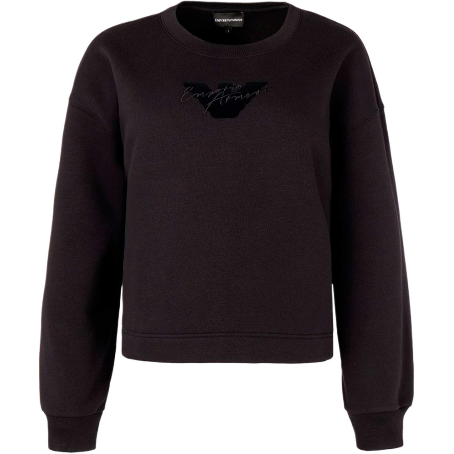 Emporio Armani Letter Logo Round Neck Long Sleeve Sweatshirt Women sweatshirt 6R2M7L-2JTDZ-0999 L 8780₽