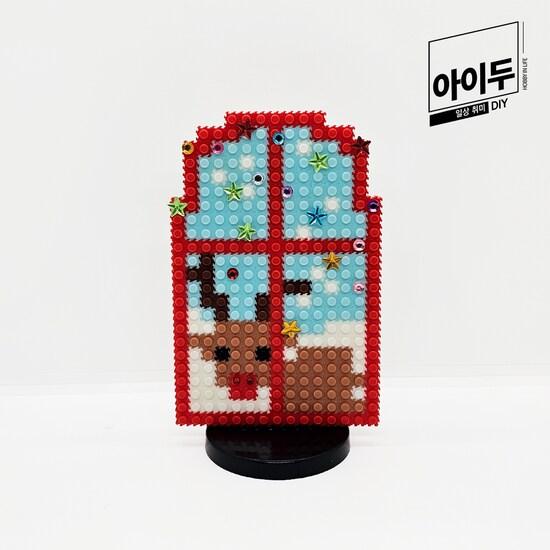 

I-Do DIY Mini Block Рождество Изготовление деформируемых блоков Рудольфа за окном