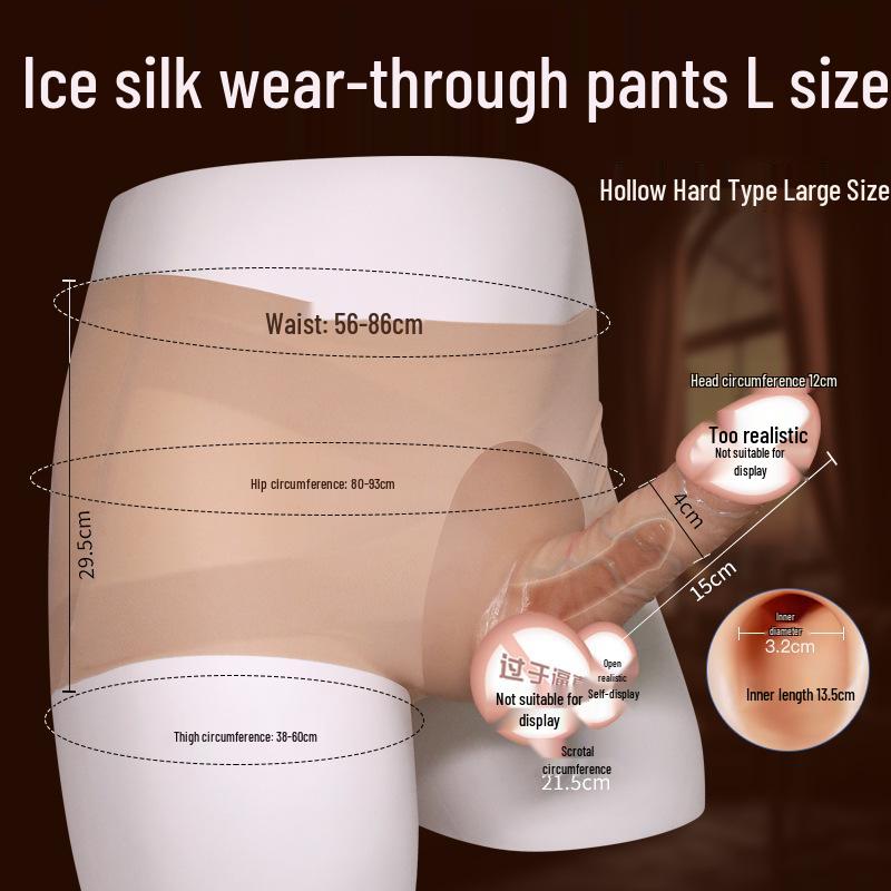 Silicone Realistic Phallus Wearable Panties for Lesbian Lala Toys