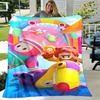 Game Fall guys printed throw blanket—lightweight,soft,warm;versatile blanket all seasons—perfect air-conditioning throw,nap blanket