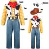 Toy Story Woody Dress Up Costume Kids Cosplay Jessie Top+Pants+Scarf+Belt Sets Girls Halloween Carnival Party Fancy Party Outfit