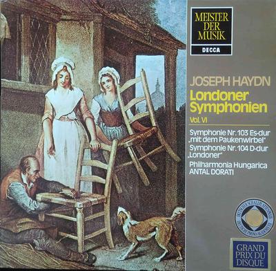 LP Record JOSEPH HAYDN - PHILHARMONIA HUNGARI - Londoner Symphonien Vol. VI - Symph 642210 Decca Germany Classical Used