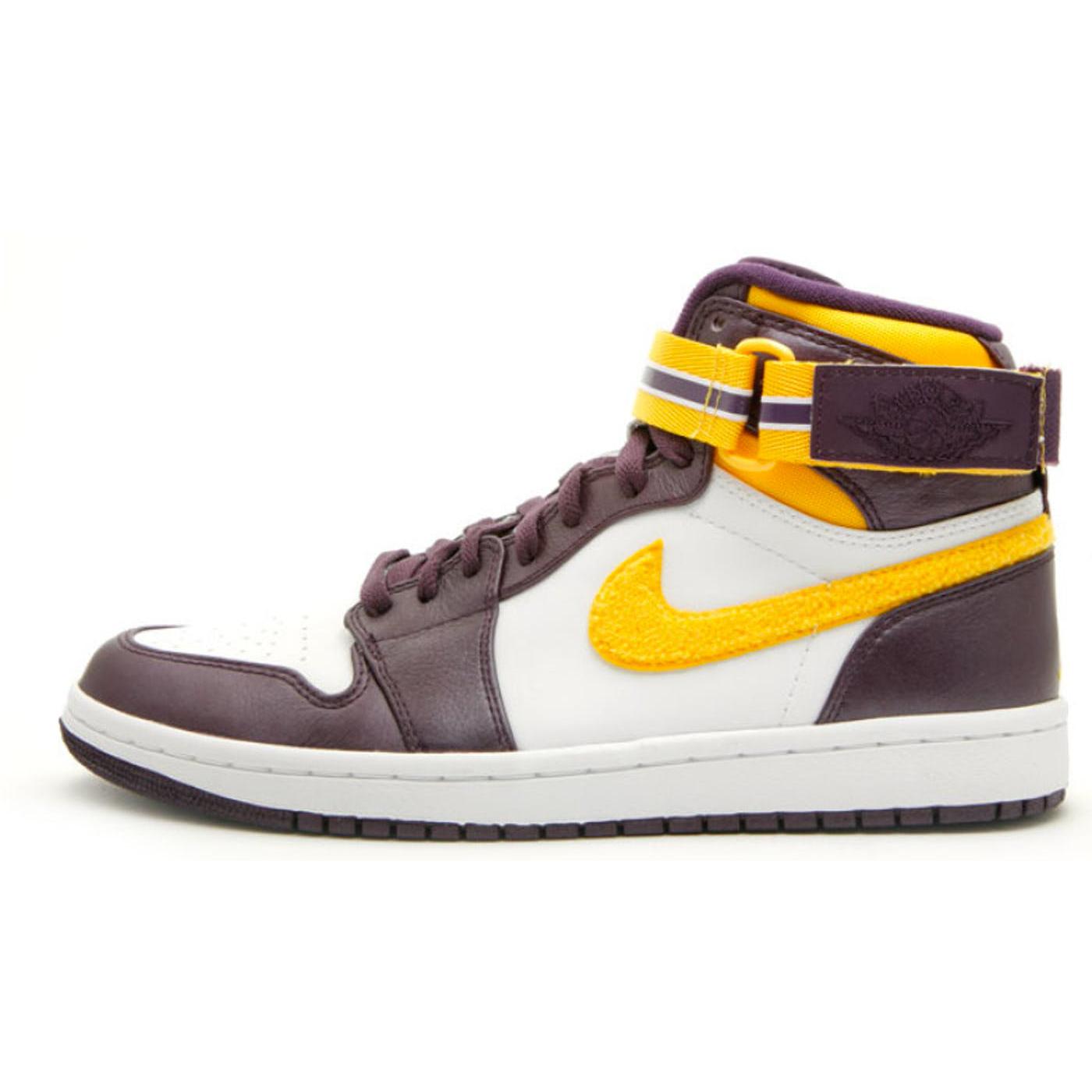 

Новые Jordan 1 Retro High Strap Grand Purple Varsity Maize 342132-571 44.5