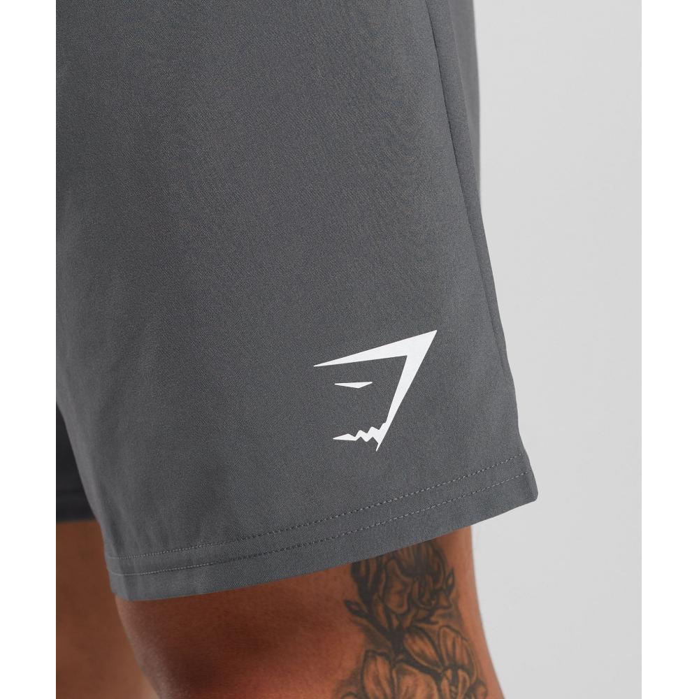 Gymshark Arrival 9  Shorts Silhouette Grey A1c5d Gbp4