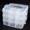 Large Capacity Transparent Boxes for Jewelry Earring Rings Bracelet Boxes Removable Storage Box Container Dustproof Organizer
