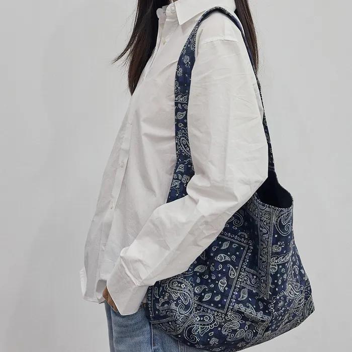 Check Paisley Big hobo Bag_3color