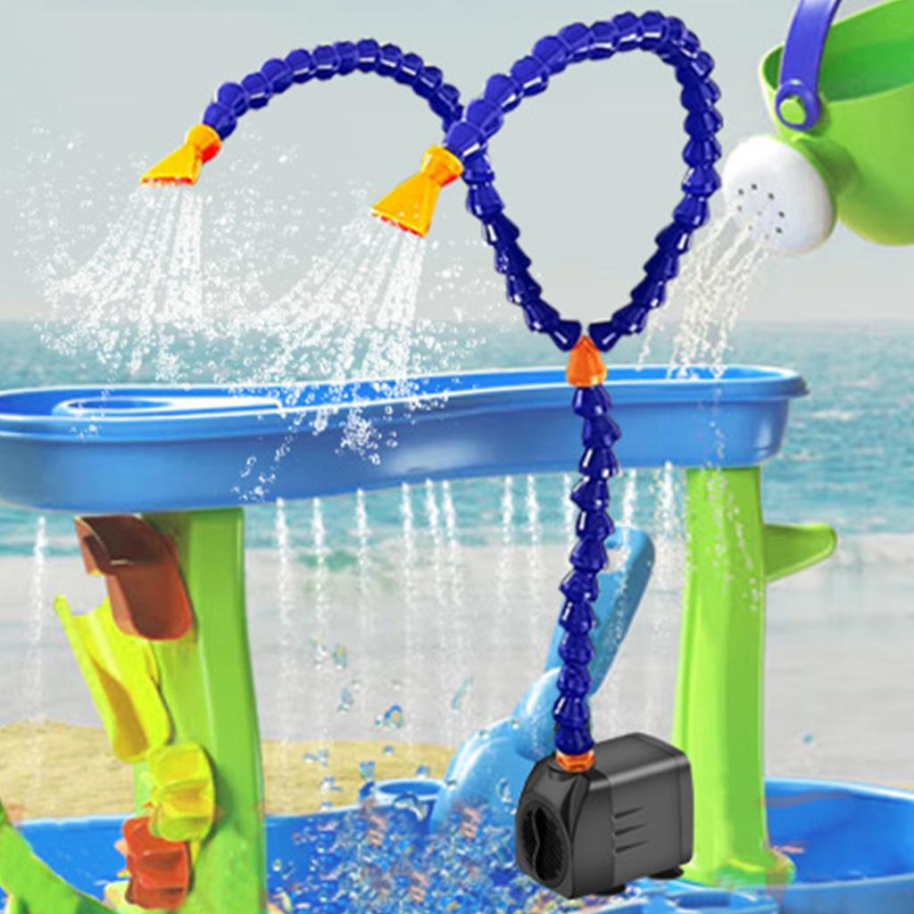 Pompa Stołowa Wodna Potężna Pompa z Uniwersalną Rurką Pompa Wodna do Stołu Wodnego Zabawka do Stołu Wodnego dla Dziewczynek Chłopców Dzieci Lato